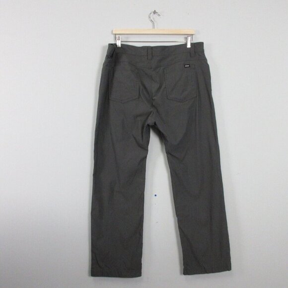 Prana Brion II Men's Pants 38x30 Charcoal Straight Leg Stretch Standard Fit 356 - Picture 2 of 10